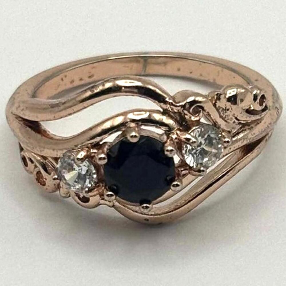 Rose Gold Crystal Ring